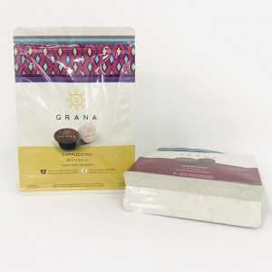 Venta caliente 8 sello lateral diseño personalizado logotipo impreso bolsa de embalaje de chocolate de alimentos