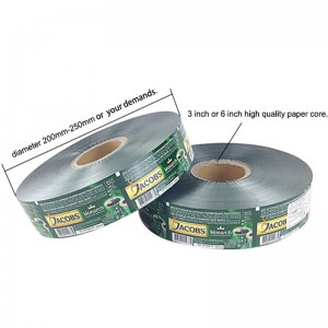 material laminado pet / vmpet / pe shampoo packaging film plástico en rollo con impresión de diseño de logotipo personalizado